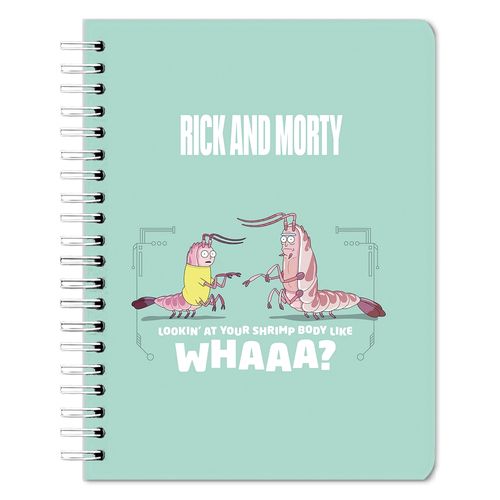 Cuaderno Rick And Morty Pasta Dura Pro - 100 Hojas
