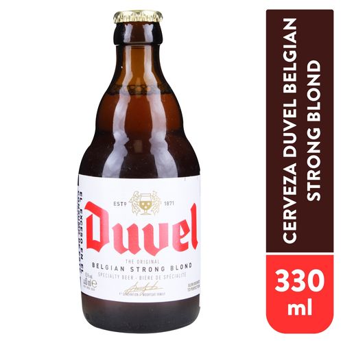 Cerveza Duvel artesanal belgian golden ale - 330 ml