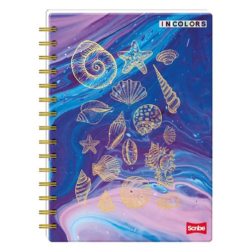 Cuaderno de resortes Scribe, Surtido -80 hojas