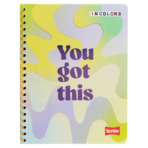 Cuaderno Scribe incolors - 200 hojas