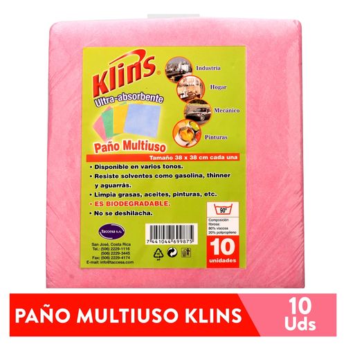 Pano Klins Ultra Absorb 10Uds
