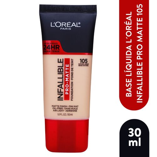 Base Loreal Inf Pro Mate Nat Bei105 30Ml
