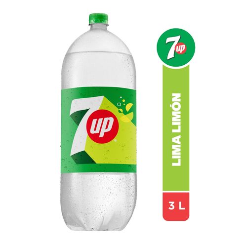 Gaseosa 7Up Lima Limón Pet -3000ml