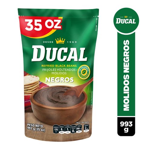 Frijol Ducal molido negro doypack - 993 g