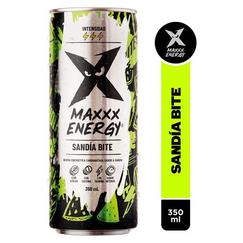 Bebida Maxxx Energy Sandía Lata -350 ml