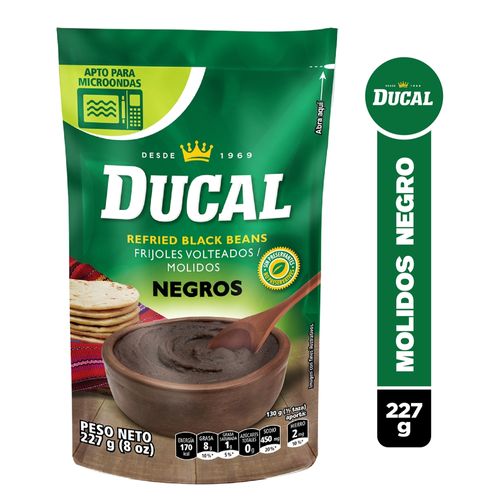 Frijol Ducal molido negro doypack - 227 g