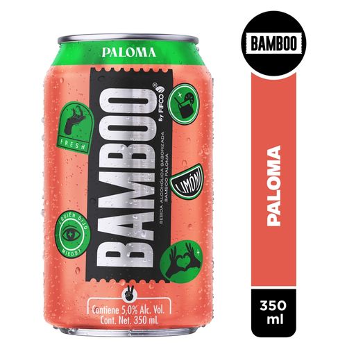 Bebida Alcohólica Bamboo Paloma Lata - 350 ml