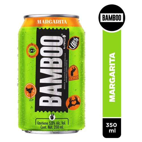 Bebida Alcohólica Bamboo Margarita Lata - 350 ml