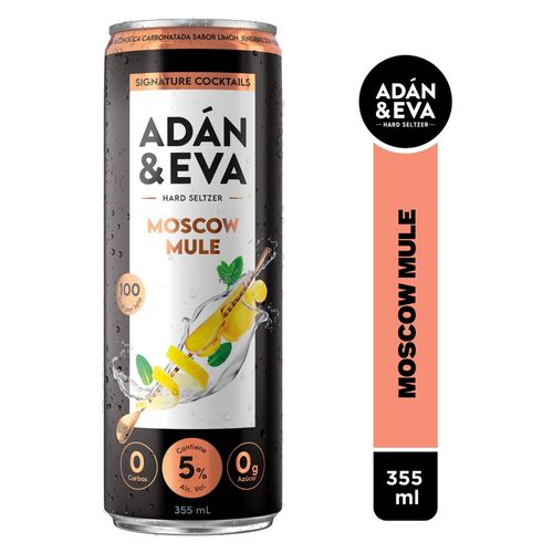 Bebida Adan Y Eva Moscow Mule Sleek -355 ml