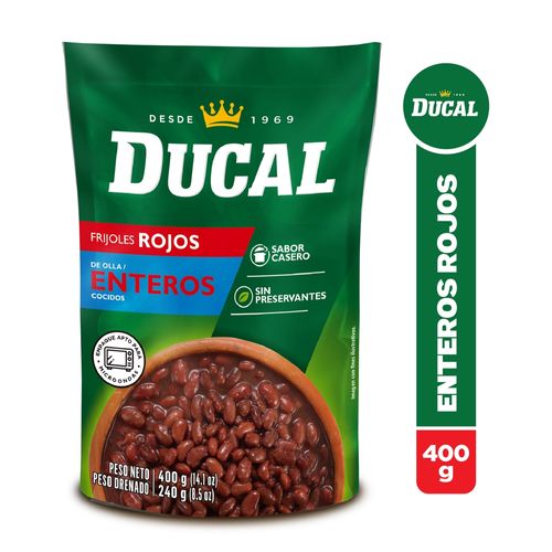 Frijol Rojo Ducal entero -400 g