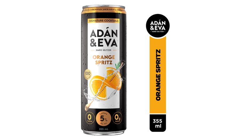 Adan Y Eva Orange Spritzer Sleek 355 ml