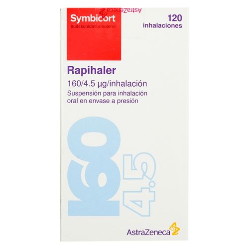 Symbicort Rapihaler Astra Zeneca 160/4.5 Mcg X 120 Inh