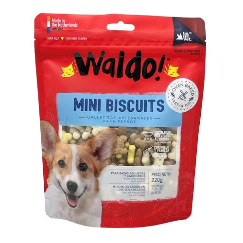 Mini Biscuits Waldo 220gr