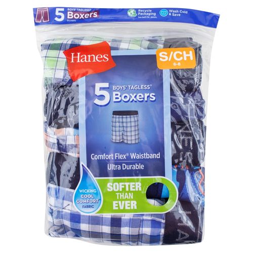 P5 Boxer Nino Hanes Surtido S