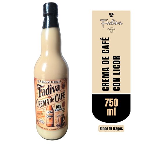 Licor Fadiva Tarrazú crema de café - 750 ml