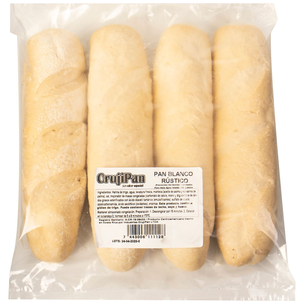 Comprar Pan blanco Crujipan rústico - 440 g | Walmart Costa Rica ...