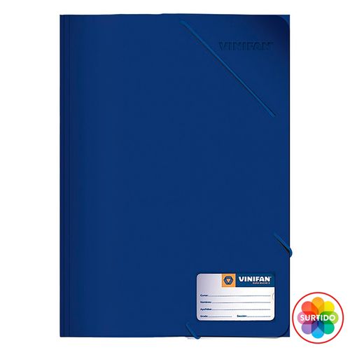 Folder Vinifan Plástico Lig Color Surtido - Oficio