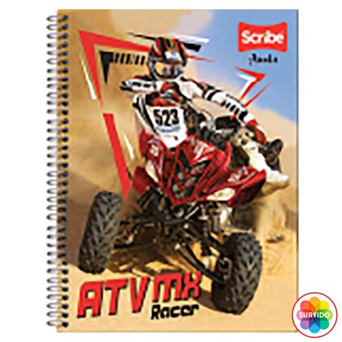 Cuaderno de resortes Scribe, Surtido -70 hojas