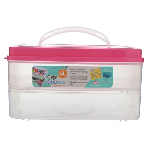 Caja Modular Duo Guateplast Escolar -4Lt