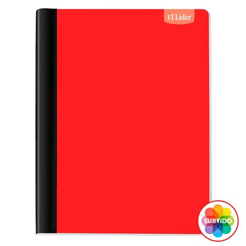 Cuaderno El Lider Grande 52 hojas Value Unicolor Basico