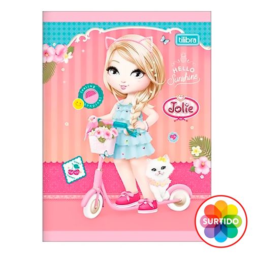 Cuaderno Tilibra Tapa Flexible Cosido Jolie 100 Hojas