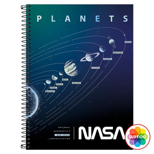 Cuaderno Tilibra Tapa Flexible Nasa 96 Hojas