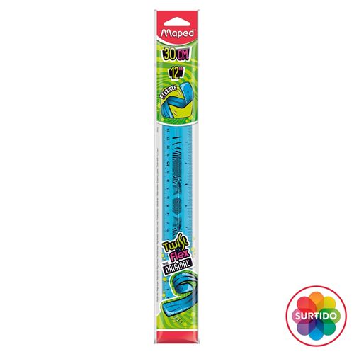 Regla Maped Twistn Flex 30 Centimetros/Pulgadas