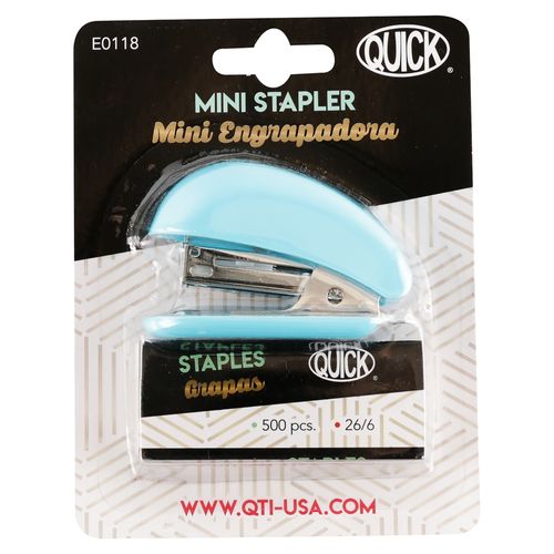 Mini Engrapadora Quick Con Grapas