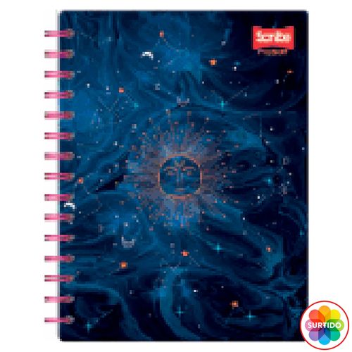 Cuaderno de resortes Scribe, Surtido -100 hojas