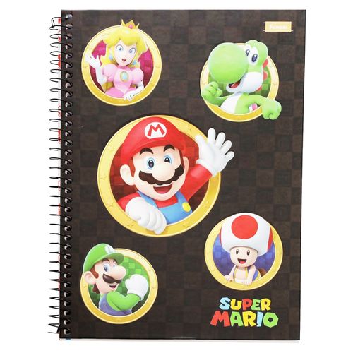 Cuaderno Foroni universitario diseño de mario bros - 200 hojas