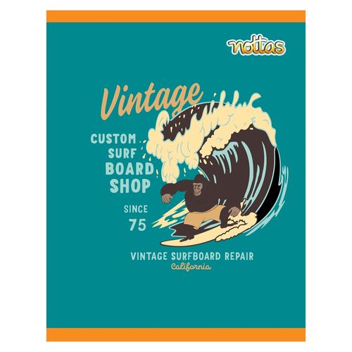 Cuaderno Nottas Gatitos Grapado Rayas - 80 Hojas