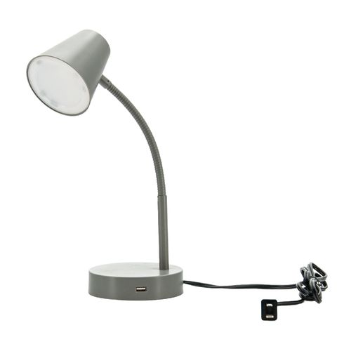 Lámpara Mainstays Led para escritorio con puerto USB