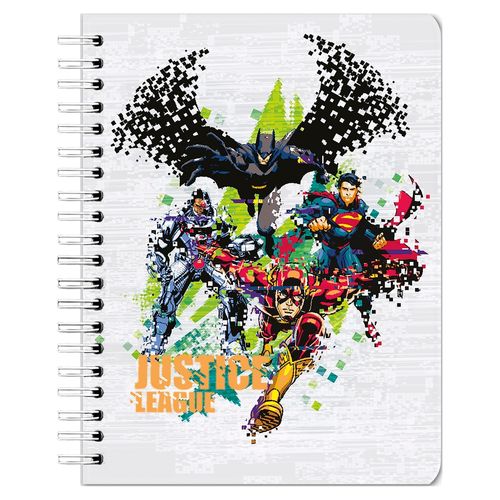 Cuaderno Liga Justicia Pasta 6 Materias - 180 Hojas