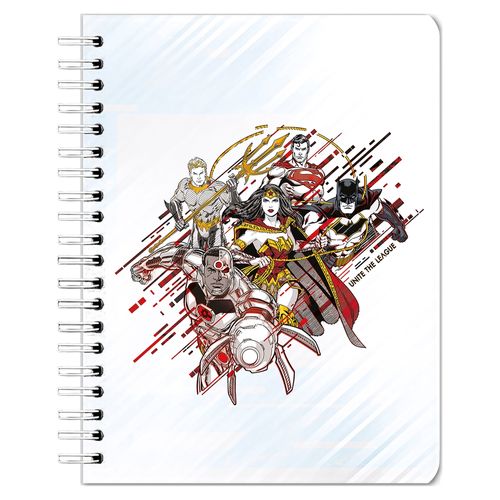 Cuaderno Liga Justicia Pasta 6 Materias - 180 Hojas