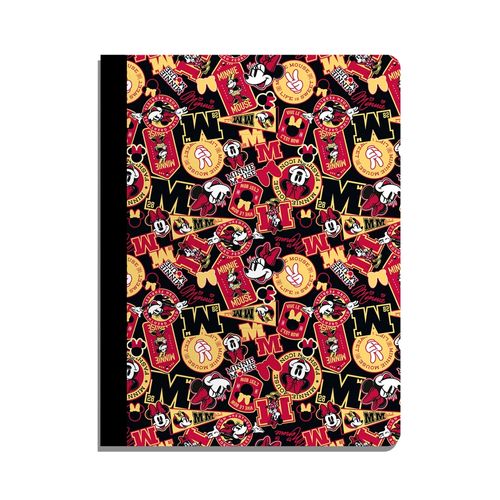Cuaderno Minnie Mouse Cosido Pasta Rayas - 100 Hojas