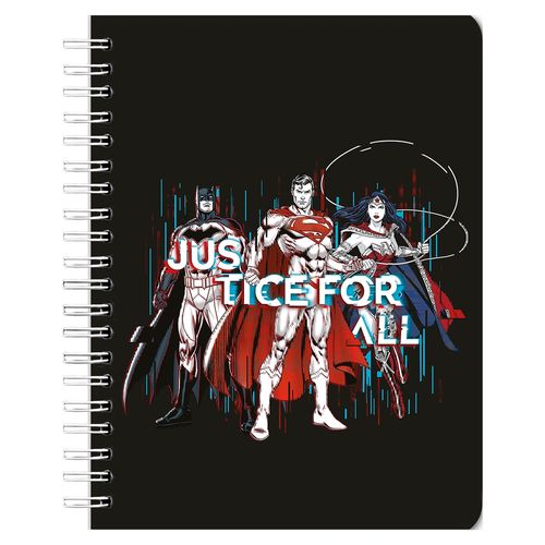 Cuaderno Liga Justicia Pasta 6 Materias - 180 Hojas