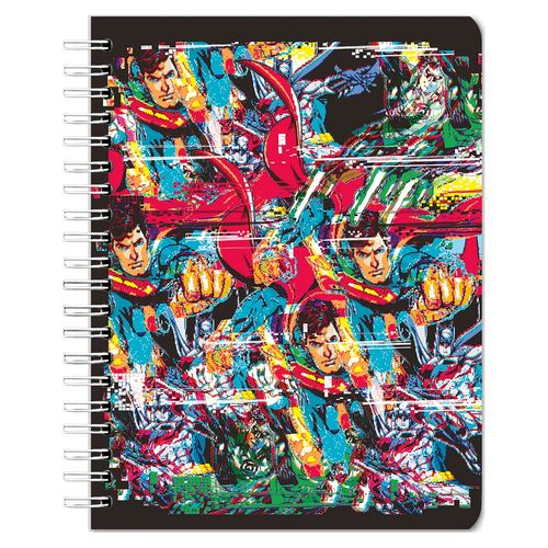Cuaderno Liga Justicia Pasta 6 Materias - 180 Hojas