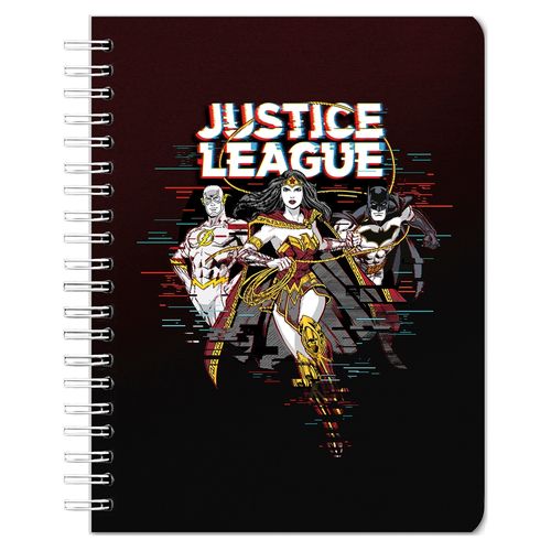 Cuaderno Liga Justicia Pasta 6 Materias - 180 Hojas