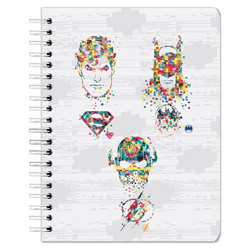 Cuaderno Liga Justicia Pasta 6 Materias - 180Hojas