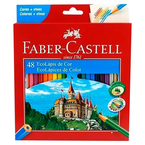 Lapiz Color Faber Hexag Caj 48 Colores