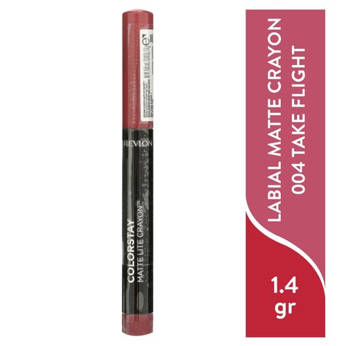 Labial Revlon Colorstay Mate Lite Crayon 04 Take Flight - 1.4 g