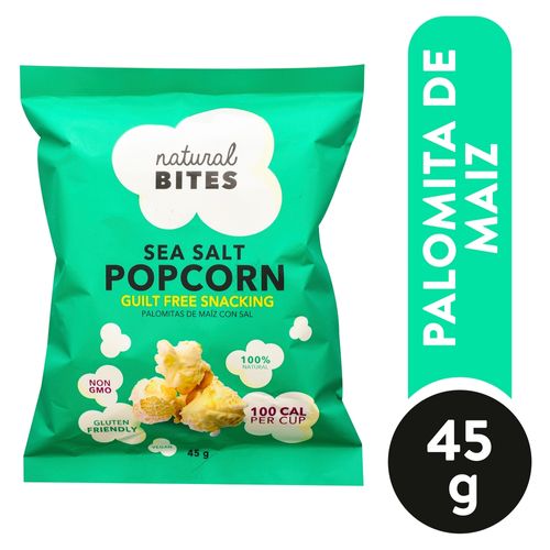 Popcorn Natural Bites sea salt - 45 g