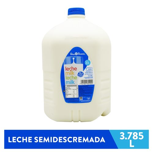 Leche Dos Pinos Liquida Semidescremada - 1 gal