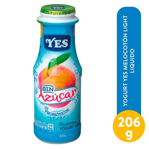Yogurt Yes, con Melocotón Light Líquido- 200ml