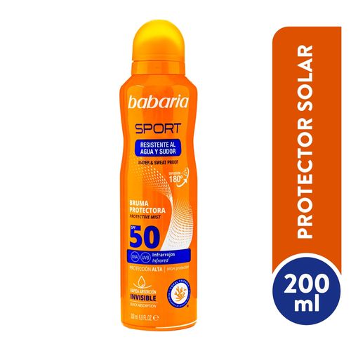 Protector solar Babaria aerosol sport - 200 ml