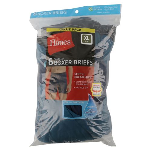 P6 Boxer Brief Hanes Cab Col Surt S