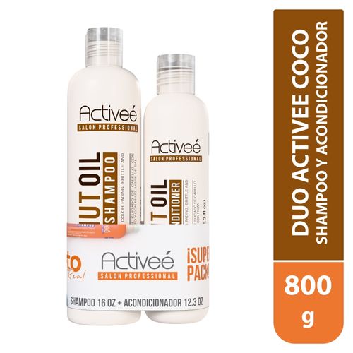 Shampoo y Acondicionador Activeé Coco Pack - 800 g
