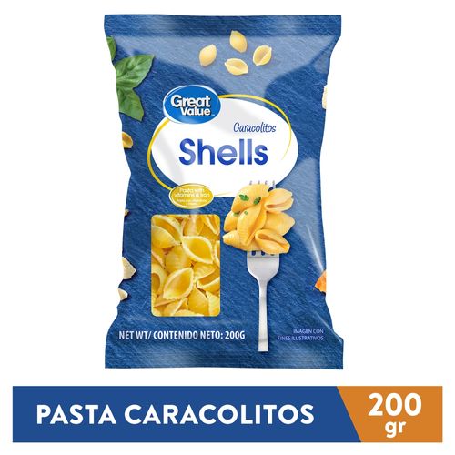 Pasta Great Value caracolitos - 200 g