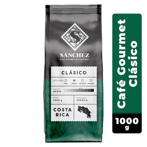 Café Sánchez Clásico Molido Tueste Medio - 1000 g