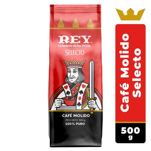 Café Rey Selecto 100% Puro Molido Tueste Medio - 500 g